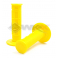 Piece Poign&eacute;es plastique soft grip JAUNE de Pit Bike et Dirt Bike
