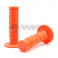 Piece Poign&eacute;es plastique soft grip ORANGE de Pit Bike et Dirt Bike