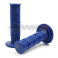Piece Poign&eacute;es plastique soft grip BLEU de Pit Bike et Dirt Bike