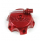 Piece Bouchon de r&eacute;servoir aluminium ROUGE de Pit Bike et Dirt Bike