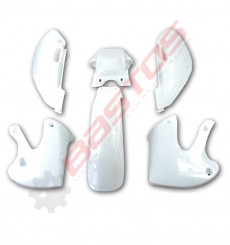 Piece Kit plastique KLX BLANC de Pit Bike et Dirt Bike