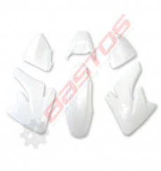 Piece Kit plastique CRF 70 BLANC de Pit Bike et Dirt Bike