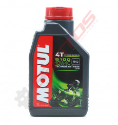 Piece Huile moteur MOTUL 5100 10W40 4T 1 Litre de Pit Bike et Dirt Bike