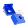 Piece Tendeur de chaine carr&eacute; 12mm BLEU de Pit Bike et Dirt Bike