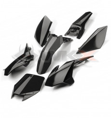Piece Kit plastique YCF NOIR de Pit Bike et Dirt Bike