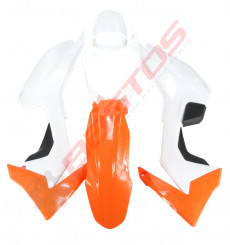 Piece Kit plastique CRF 110 ORANGE de Pit Bike et Dirt Bike