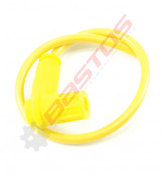Piece Anti-parasites + cable blind&eacute; Racing JAUNE de Pit Bike et Dirt Bike