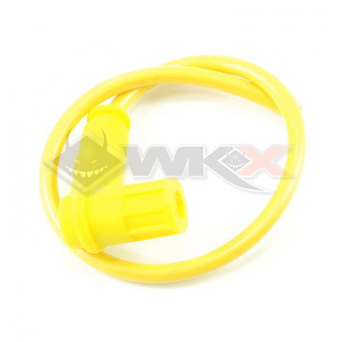 Piece Anti-parasites + cable blind&eacute; Racing JAUNE de Pit Bike et Dirt Bike