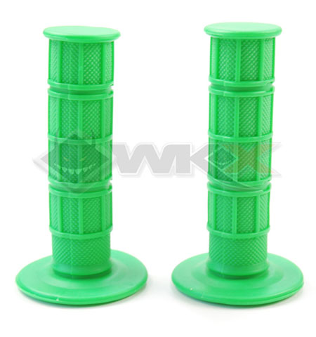 paire de poignées VERT pour dirt bike, pit bike et mini moto